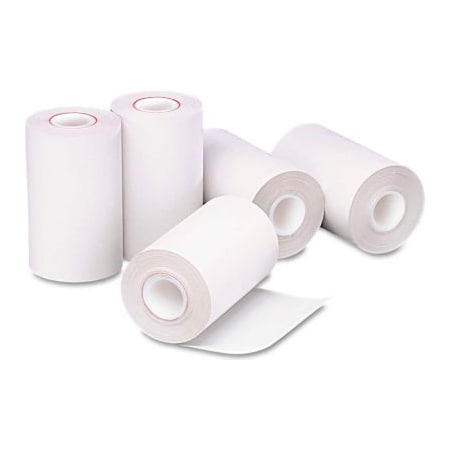 Pm Co Single-Ply Thermal Cash Register/POS Rolls 0, 2-1/4in x 55', White, 5/Pack 5262